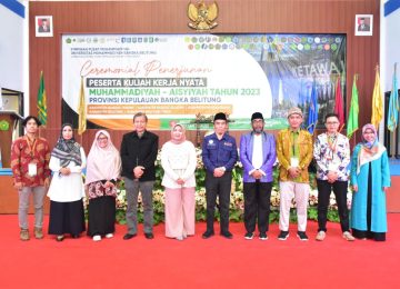 Ceremonial Penerjunan Peserta KKN MAs Tahun 2023 Provinsi Kepulauan Bangka Belitung